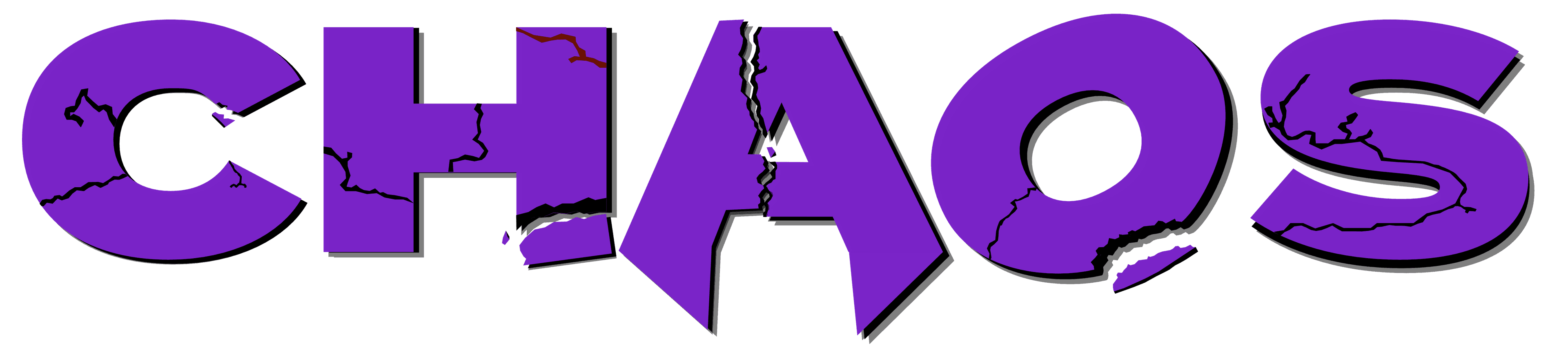 CHAOS custom typography